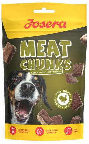 Лакомство для собак Josera MeatChunks, индюшатина, 0.07 кг
