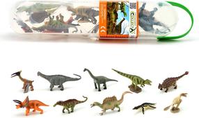 Rinkinys Collecta Mini Dinosaurs 01102, 10 vnt., įvairių spalvų