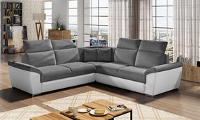 Kampinė sofa Federico Sawana 05, Soft 17, pilka sp., 268 x 268 cm x 102 cm