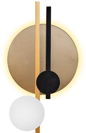 Lampa sienas Opviq L1121, LED, 3000 °K, 1 x 17 W, krāsaina / krēmkrāsa krās.