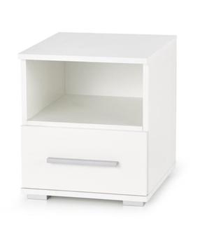 Naktinis staliukas Lima SN-1, balta sp., 44 cm x 40 cm x 39 cm