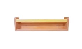 Sieninė lentyna Kalune Design 109TRS1197, geltona sp., 14.5 cm x 56 cm x 8 cm