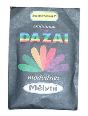 Medvilnės dažai Lino Merkevičiaus P.Į, mėlyna sp., 0.04 kg