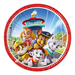 Ühekordne taldrik Festi Paw Patrol, Ø 23 cm, 8 tk