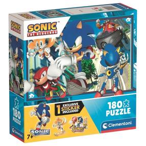 Puzle Clementoni Sonic 29798, 33.5 cm x 48.5 cm, 180 gab., daudzkrāsaina