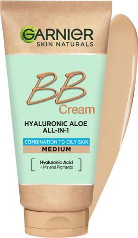 ВВ-крем Garnier Skin Naturals Hyaluronic Aloe All-in-1 Combination To Oily, medium, 50 мл