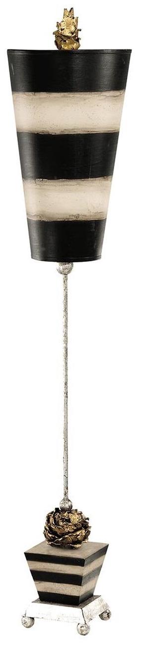 Светильник для рабочего стола Elstead Lighting Peony, E27, 60Вт, золотой цв./белый цв./черный цв./золотой цв.