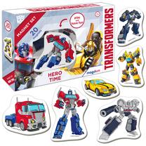 Magnetinis žaislas Lean Toys Transformers, įvairių spalvų, 20 vnt.