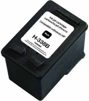 Картридж для струйного принтера Uprint H-338B-UP, черный цв.