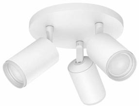 Išmanusis šviestuvas nukreipiamasis Philips Hue Fugato, GU10, 2000 - 6500 °K, 3 x 5.7 W