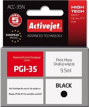 Картридж для струйного принтера ActiveJet Supreme ACC-35N, черный цв., 9.5 мл