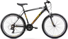 Dviratis kalnų Romet Rambler 26 R6.1, 26 ", 21" rėmas, juoda sp./geltona sp.