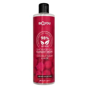 Ķermeņa mazgāšanās želeja Bio2You Raspberry Dreams, 380 ml