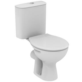 Туалет, напольный Ideal Standard Alpha Alpha, с крышкой, 370 мм x 640 мм
