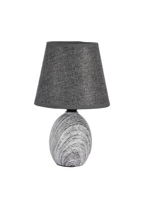 Galda stāvlampas Domoletti Ceramica MT85708-Grey, E14, 40W, pelēka krās./pelēka krās.