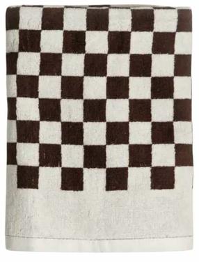 Vannas dvielis Homla Basic Ranchi 245796, brūna krās./balta krās., 130 cm x 70 cm