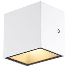 Sieninis lauko šviestuvas SLV Sitra S, 6.2W, LED, IP65, balta sp., 11.8 cm x 11 cm