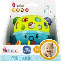 Barškutis BamBam Soft - Sea Star, įvairių spalvų