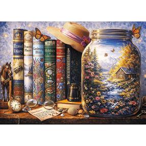 Пазл Trefl A Tale Enchanted In A Jar 10999, 48 см x 68.3 см, 1000 шт., многоцветный