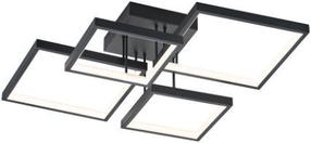 Lampa griesti Trio Sorrento 627710432, LED, 3000 °K, 1 x 24 W, melna krās. / melna krās.
