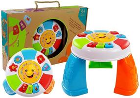 Vaikų žaidimo stalas Lean Toys Music Chair, 18 cm, įvairių spalvų