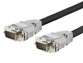 Kabelis Vivolink Pro PROVGAFM5 VGA Male, VGA Female, 10 m, juoda sp.