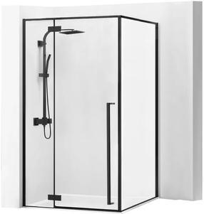 Душевая кабина Rea Fargo REA-K3214, прямоугольная, без поддона, 90 см x 119.5 см x 195 см, черный цв./закаленный
