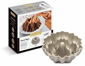 Torto ir kekso kepimo forma Guardini Sweet Magic Cascade, bronzos sp., 24 cm x 24 cm