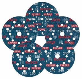 Šlifavimo diskas Bosch Expert 0780, 60 - 240, 125 cm x 125 cm, 55 vnt.