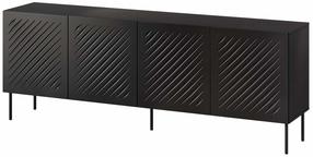 Komoda Cama Siena, juoda sp., 75 cm x 200 cm x 40 cm