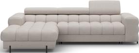 Kampinė sofa Felro Royal 18, smėlio sp., kairinė, 181 x 285 cm x 93 cm