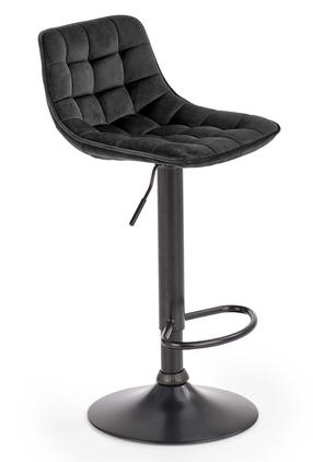 Барный стул H95, матовый, черный цв., 43 см x 44 см x 84 - 106 см