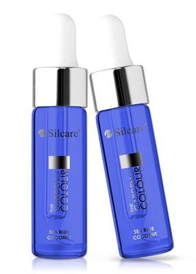 Масло для ногтей и кутикулы Silcare The Garden Of Colour Coconut Sea Blue, 15 мл