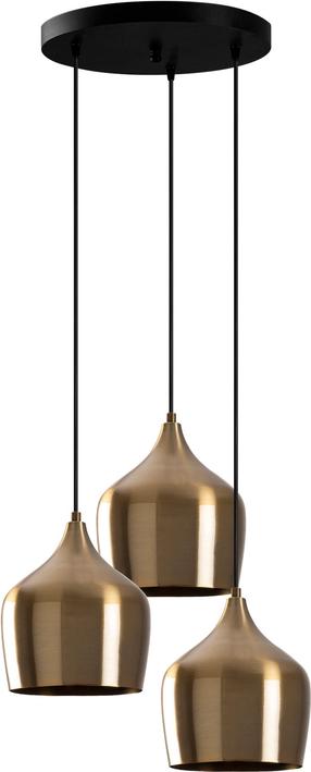 Lampa karināms Opviq Dodo 6277 584TTM1402, E27, 3 x 40 W, zelta krās. / melna krās.