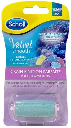 Uzgaļi pēdu kopšanas ierīcēm Scholl Velvet Smooth Roller Heads Marine Minerals