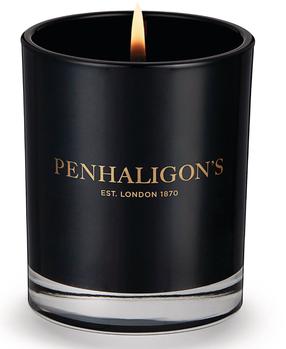 Svece, aromātiskā Penhaligon´s Maduro leaf, 40 h, 200 g, melna krās.