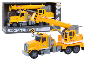 Игрушечный кран Lean Toys Boom, желтый цв.