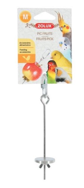 Piekarināms barības turētājs putnu būrīšiem Zolux Fruit Pick, 3 cm x 3 cm x 15.5 cm