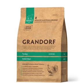 Сухой корм для собак Grandorf Holistic & Hypoallergenic Adult Maxi, индюшатина, 10 кг