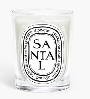 Žvakė, aromatinė Diptyque Santal, 50 h, 190 g, balta sp.