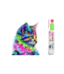Deimantinė mozaika Diamond Mosaic Kitten, įvairių spalvų