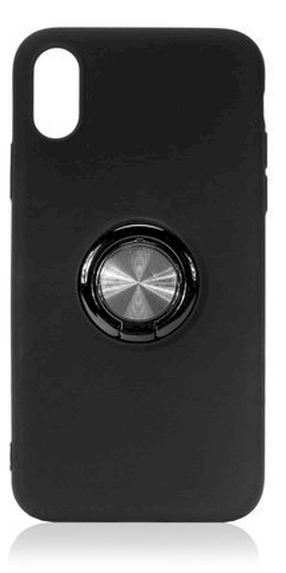 Telefono dėklas Fusion Accessories Ring Caase With Magnet for Apple iPhone 12 Pro Max, Apple iPhone 12 Pro Max, juoda