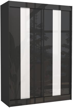 Spinta ADRK Karen, juoda sp., 150 cm x 61 cm x 215 cm