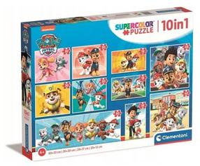 Dėlionė Clementoni Paw Patrol 10 in 1 20270, 60 cm x 20 cm, 330 vnt., įvairių spalvų