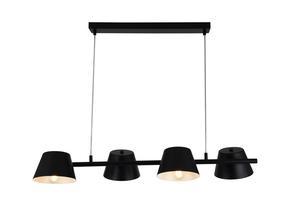 Lampa karināms Domoletti ORRA MD52677B-4A, E27, 4 x 40 W, melna krās. / melna krās.