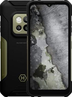  Prekė su pažeista pakuote. Mobilusis telefonas MyPhone Hammer Construction 2, 128 GB, juoda sp./žalia sp.
