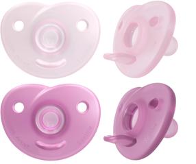 Luttide komplekt Philips Avent Soothie, 0 kuud, roosa v.