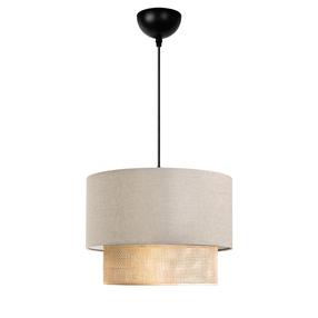 Lampa karināms Opviq Chandelier AYD-3628, E27, bēša krās. / melna krās.
