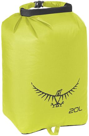 Ūdensizturīgā soma Osprey DrySack, 20 l, gaiši zaļš krās.