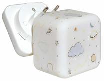Projektorius - migdukas kūdikiams Cloud B Cube Space, balta sp.